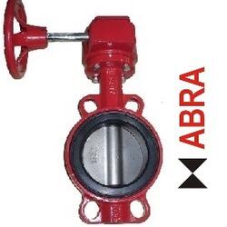 Затвор поворотный межфланцевый ABRA-BUV-VF866D200G Ду200 Ру16 с редуктором